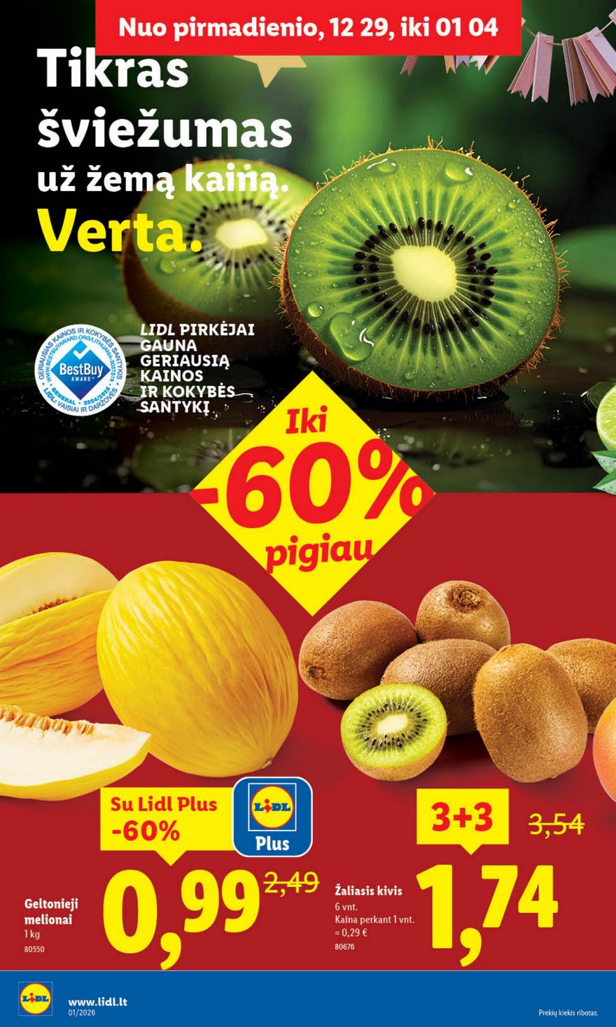 Lidl leidinys akcijos nuo 
  2025-12-29 iki 
  2026-01-04 | Leidinukas.lt puslapis 4
