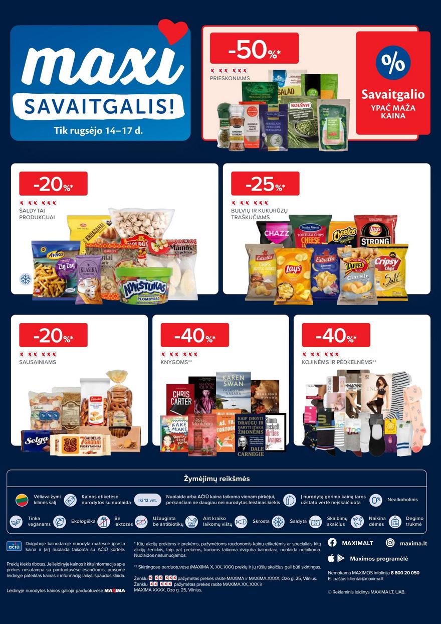 Maxima kaininis leidinys akcijos nuo 
  2023-09-12 iki 
  2023-09-18 | Leidinukas.lt puslapis 40