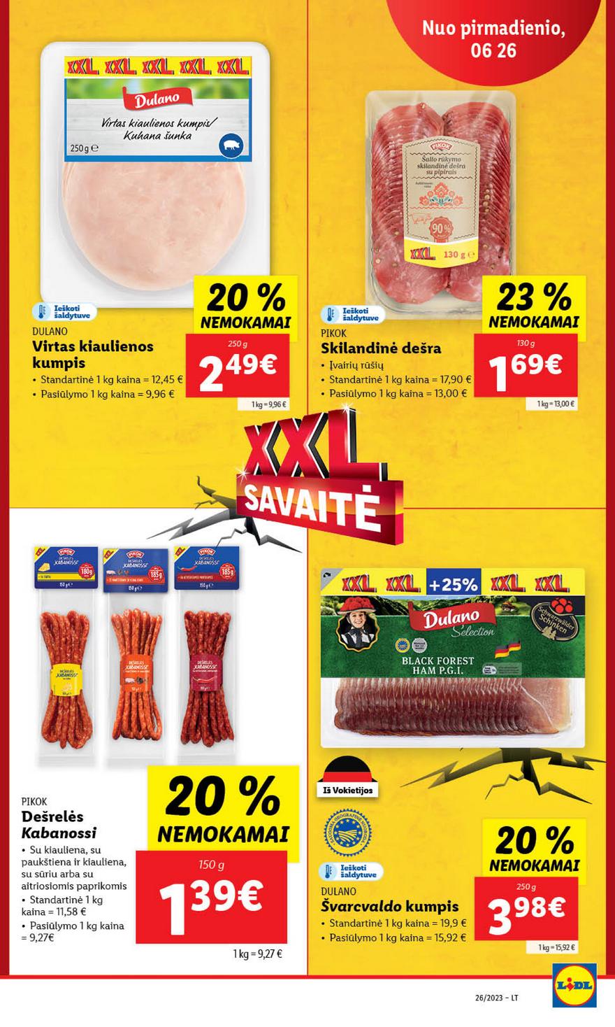 Lidl maisto prekių pasiūlymai akcijos nuo 
  2023-06-26 iki 
  2023-07-02 | Leidinukas.lt puslapis 23