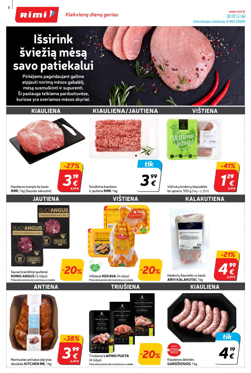 Rimi savaitinis leidinys akcijos nuo 
  2019-11-26 iki 
  2019-12-02 | Leidinukas.lt puslapis 8