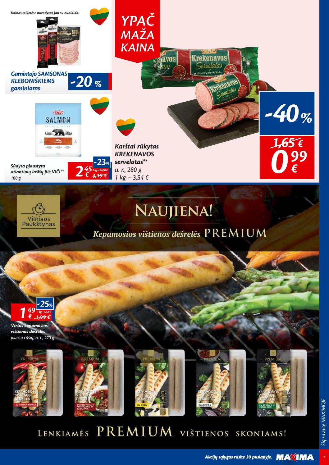 Maxima kaininis leidinys akcijos nuo 
  2019-08-20 iki 
  2019-08-26 | Leidinukas.lt puslapis 7