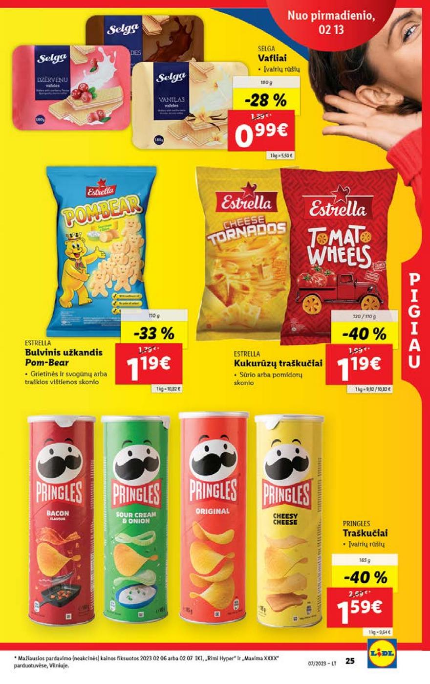 Lidl pasiūlymai akcijos nuo 
  2023-02-13 iki 
  2023-02-19 | Leidinukas.lt puslapis 25