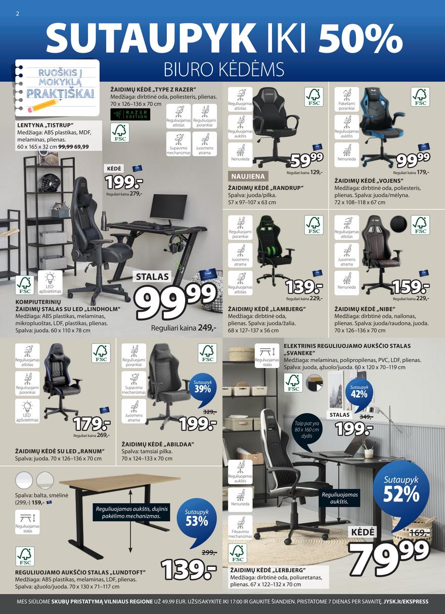 Jysk leidinys akcijos nuo 
  2025-09-09 iki 
  2025-09-22 | Leidinukas.lt puslapis 2