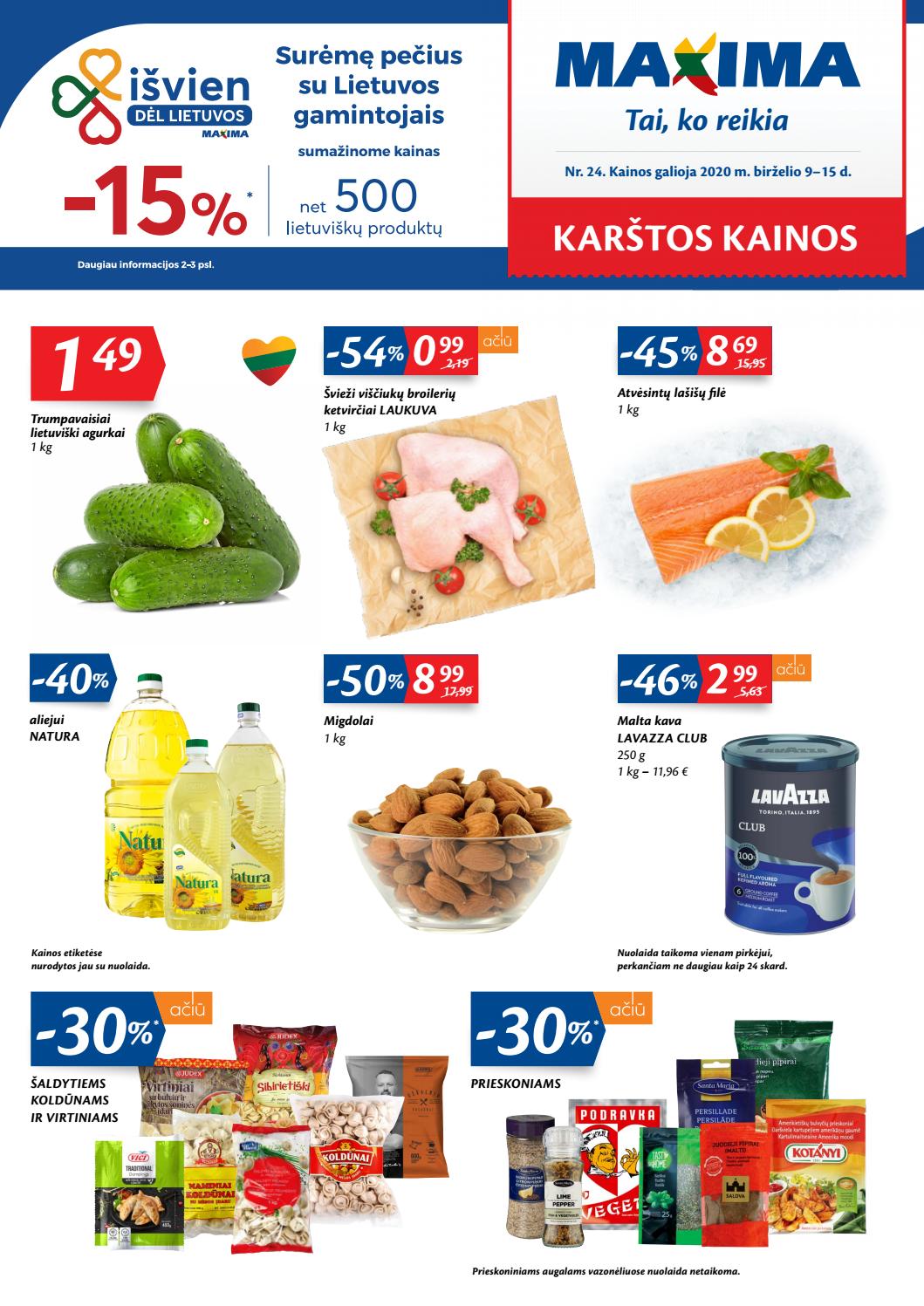 Maxima kaininis leidinys akcijos nuo 
  2020-06-09 iki 
  2020-06-15 | Leidinukas.lt puslapis 1