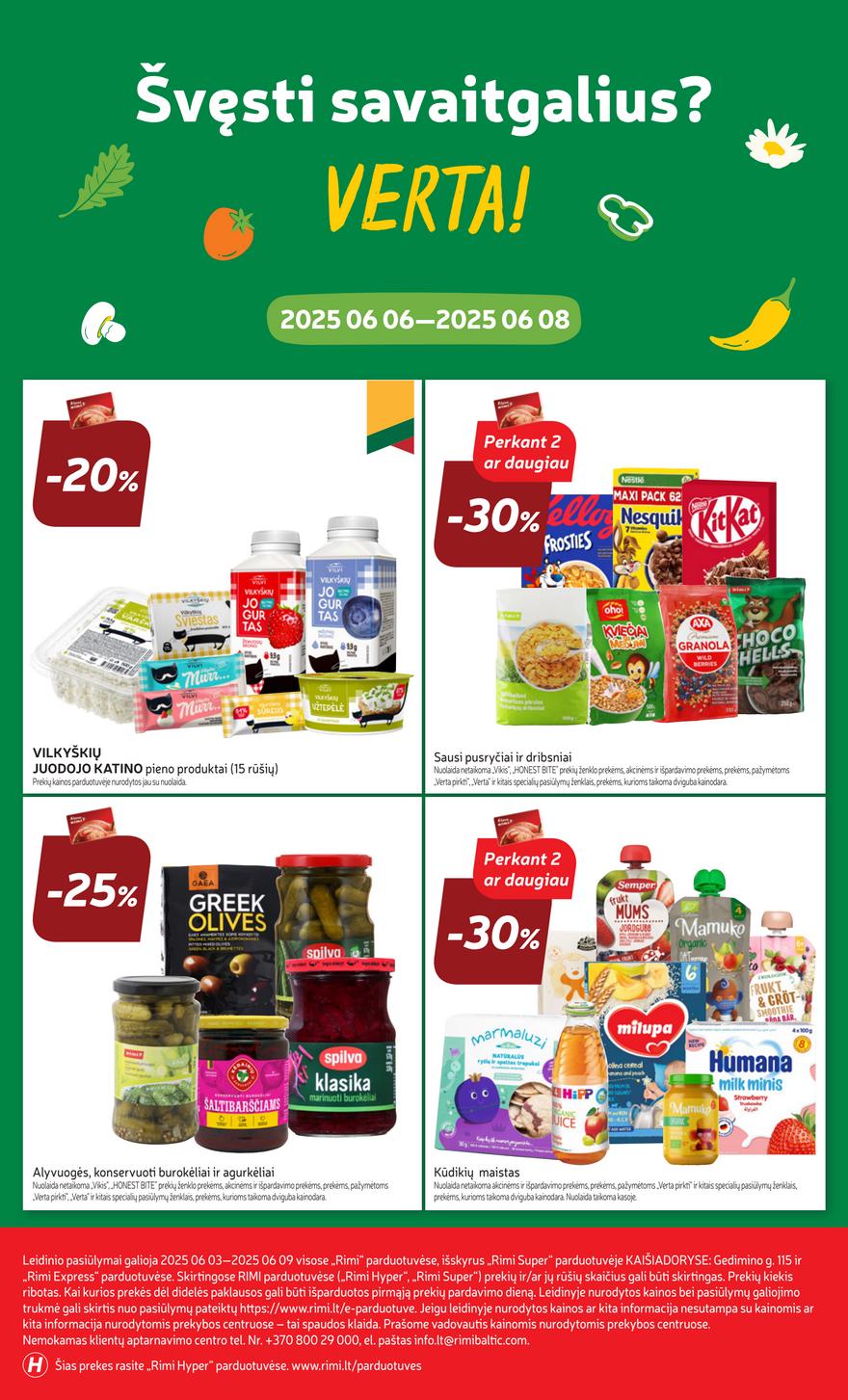 Rimi savaitinis leidinys 23 akcijos nuo 
  2025-06-03 iki 
  2025-06-09 | Leidinukas.lt puslapis 38