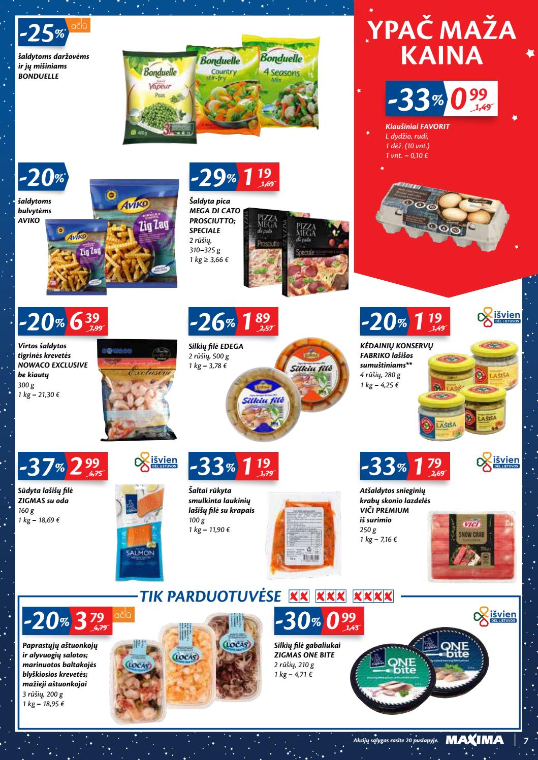 Maxima kaininis leidinys akcijos nuo 
  2020-12-29 iki 
  2021-01-04 | Leidinukas.lt puslapis 7