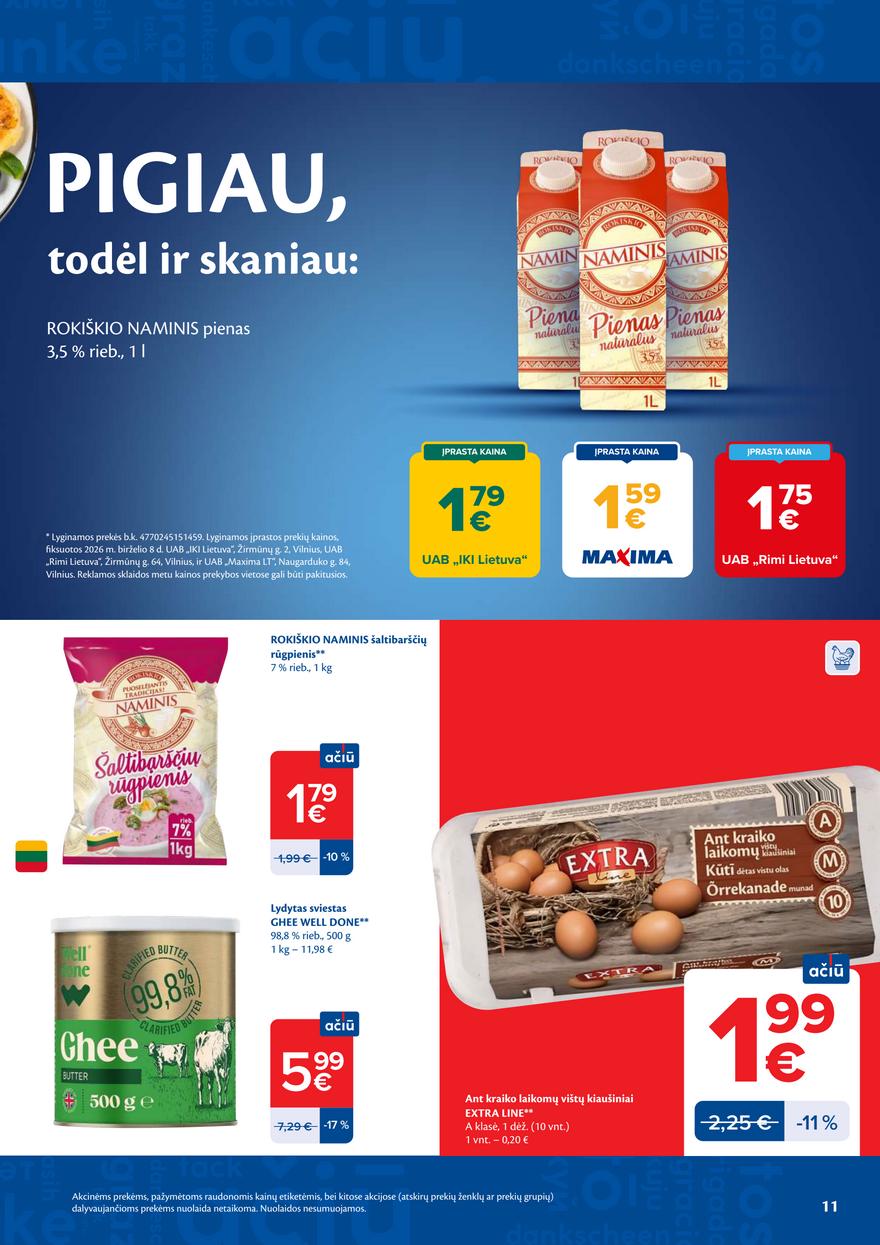 Maxima leidinys akcijos nuo 
  2026-06-16 iki 
  2026-06-22 | Leidinukas.lt puslapis 11