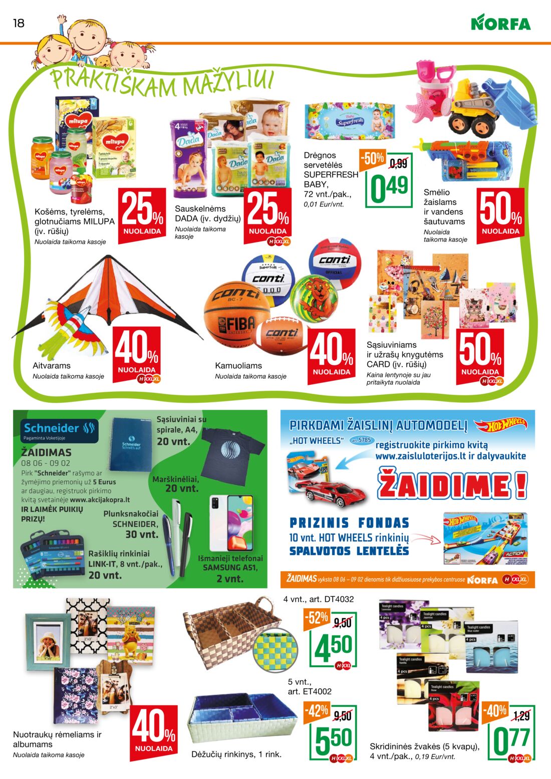 Norfa kaininis leidinys akcijos nuo 
  2020-08-06 iki 
  2020-08-19 | Leidinukas.lt puslapis 18