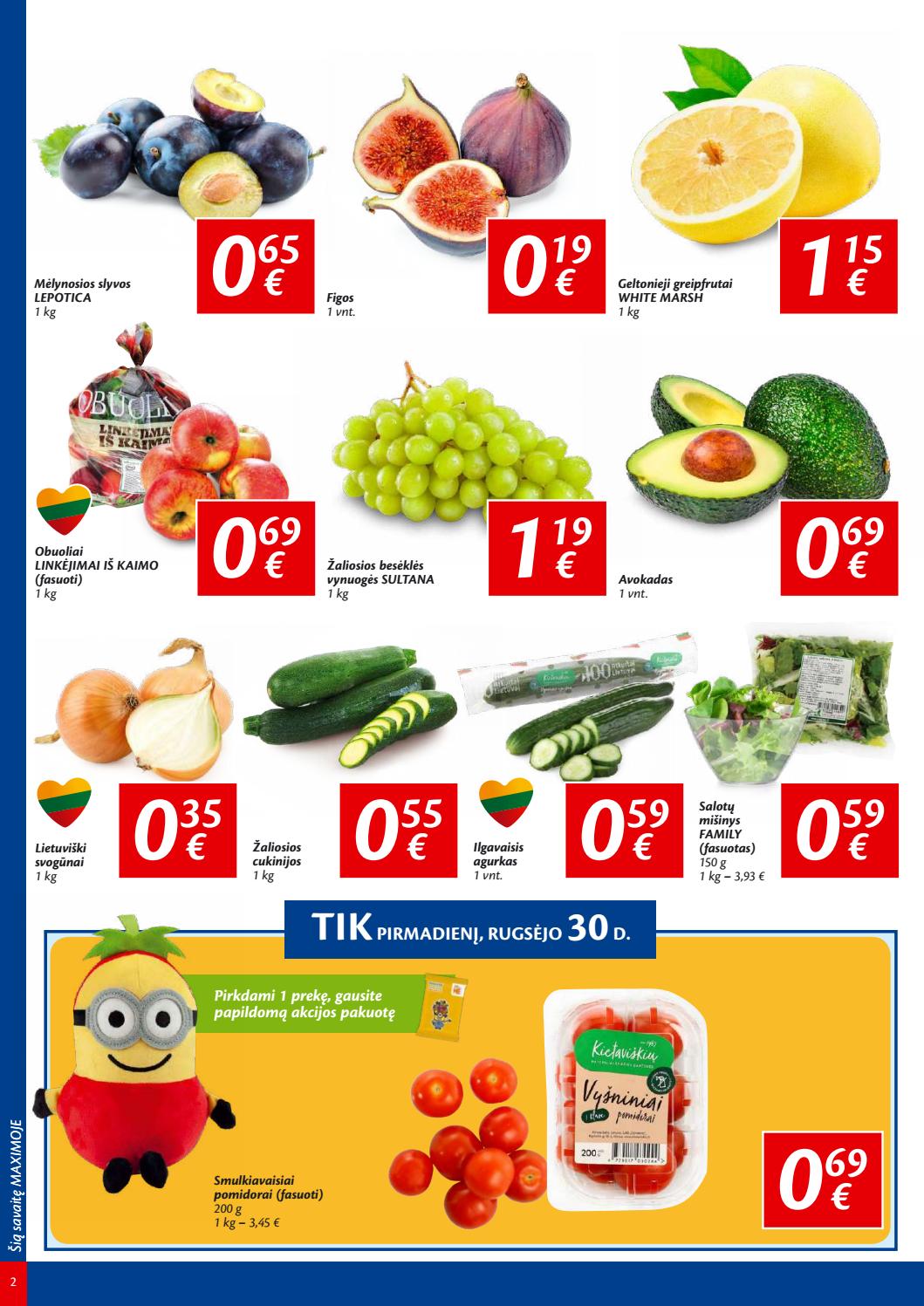 Maxima kaininis leidinys akcijos nuo 
  2019-09-24 iki 
  2019-09-30 | Leidinukas.lt puslapis 2