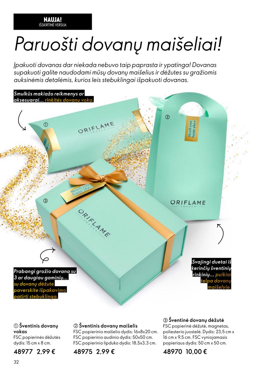 Oriflame katalogas akcijos nuo 
  2025-11-19 iki 
  2025-12-09 | Leidinukas.lt puslapis 32