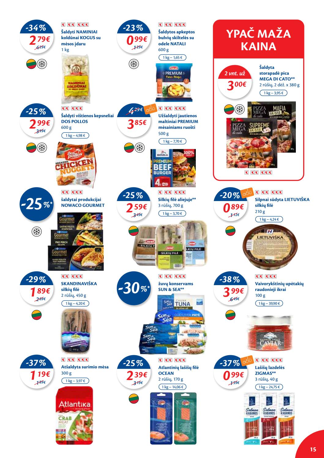 Maxima kaininis leidinys akcijos nuo 
  2021-07-13 iki 
  2021-07-19 | Leidinukas.lt puslapis 15
