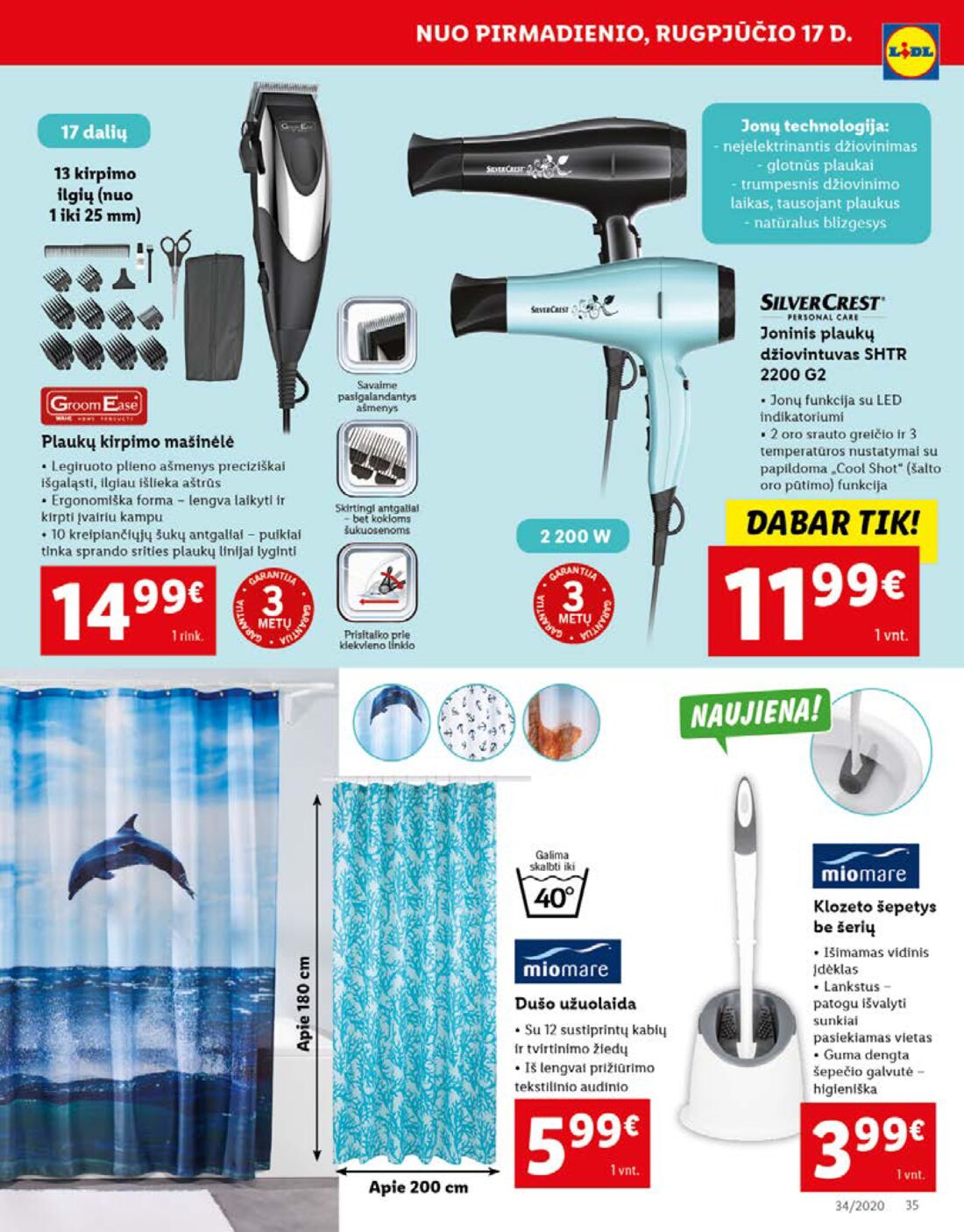 Lidl savaitinis leidinys akcijos nuo 
  2020-08-17 iki 
  2020-08-23 | Leidinukas.lt puslapis 35