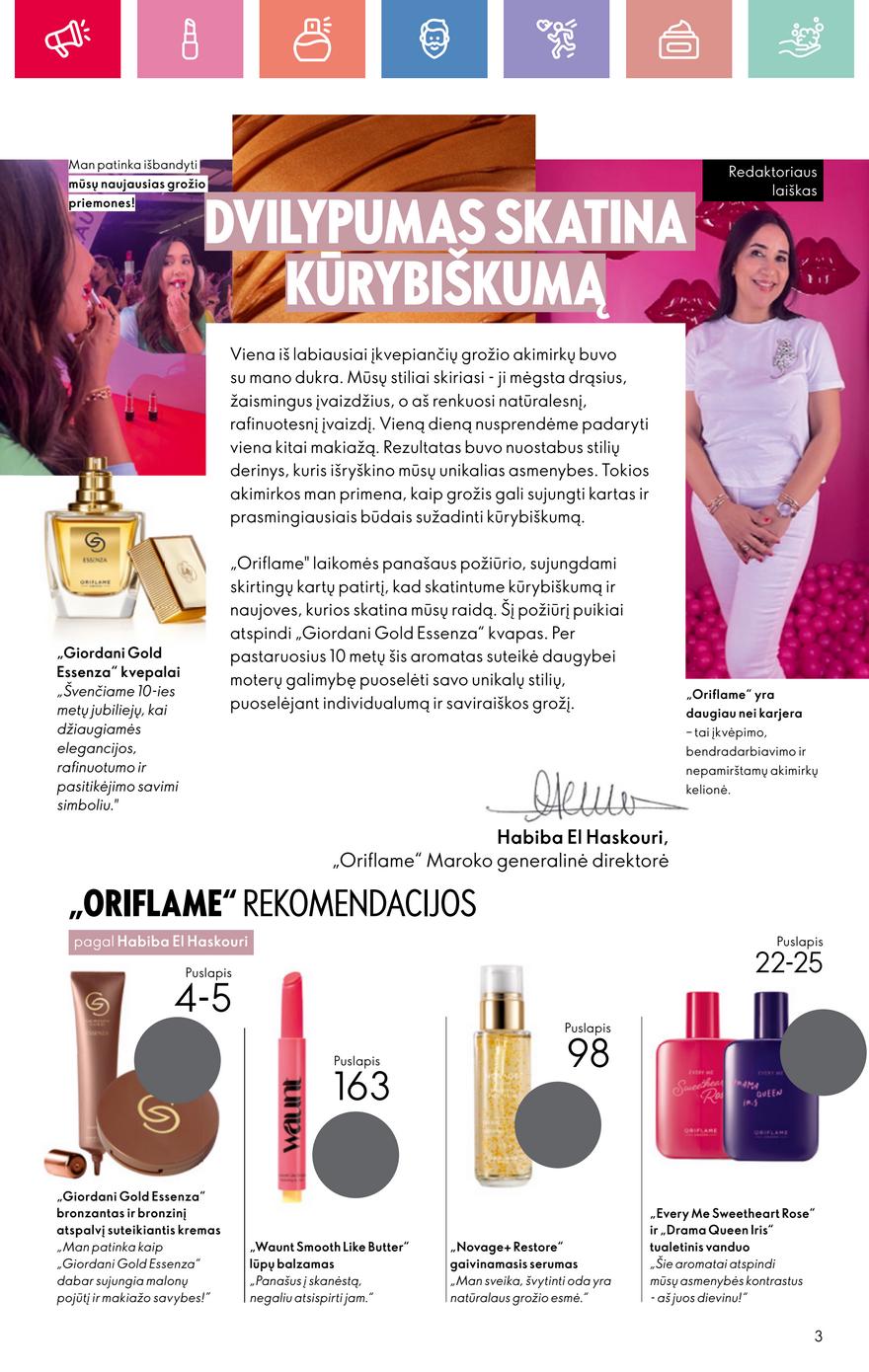 Oriflame katalogas akcijos nuo 
  2025-04-20 iki 
  2025-05-10 | Leidinukas.lt puslapis 3