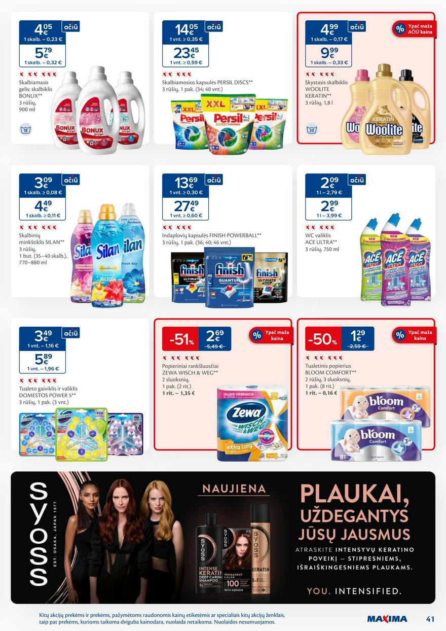Maxima savaitinis leidinys 13 akcijos nuo
2025-03-25 iki
2025-03-31 | Leidinukas.lt puslapis 41