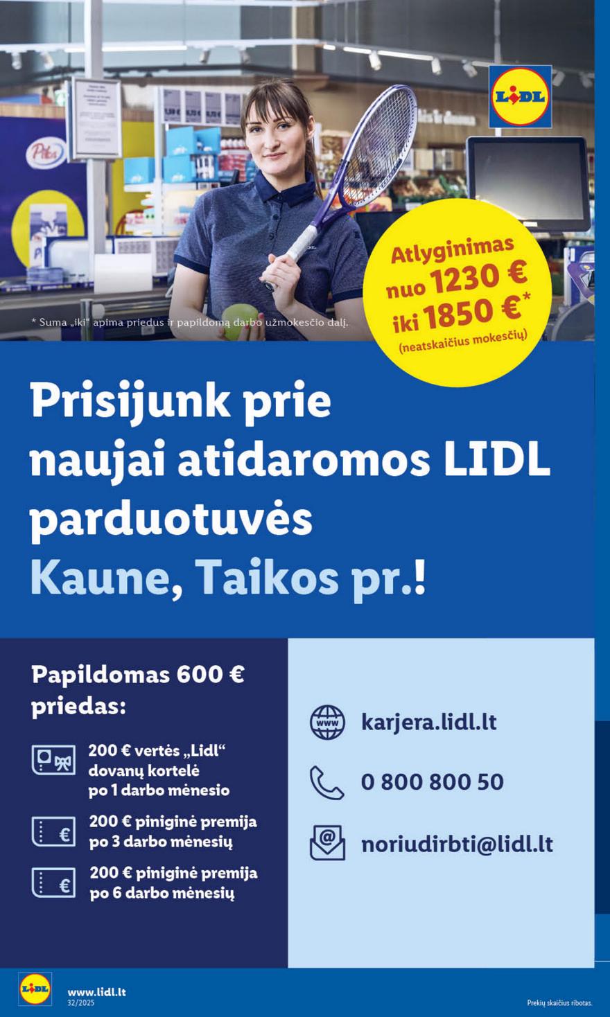Lidl leidinys akcijos nuo 
  2025-09-08 iki 
  2025-09-14 | Leidinukas.lt puslapis 42