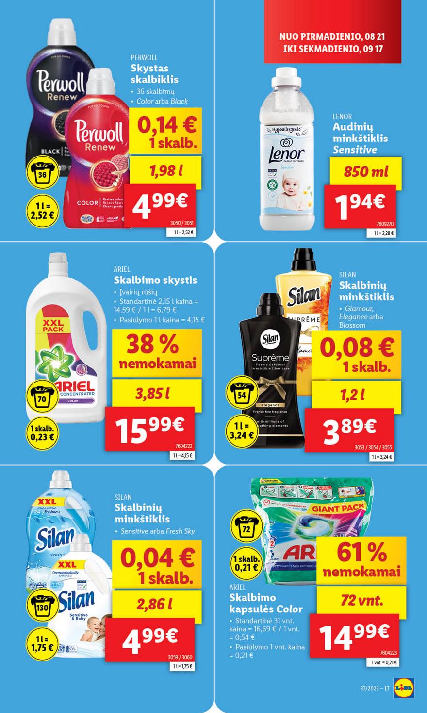 Lidl pasiūlymai akcijos nuo 
  2023-09-11 iki 
  2023-09-17 | Leidinukas.lt puslapis 31