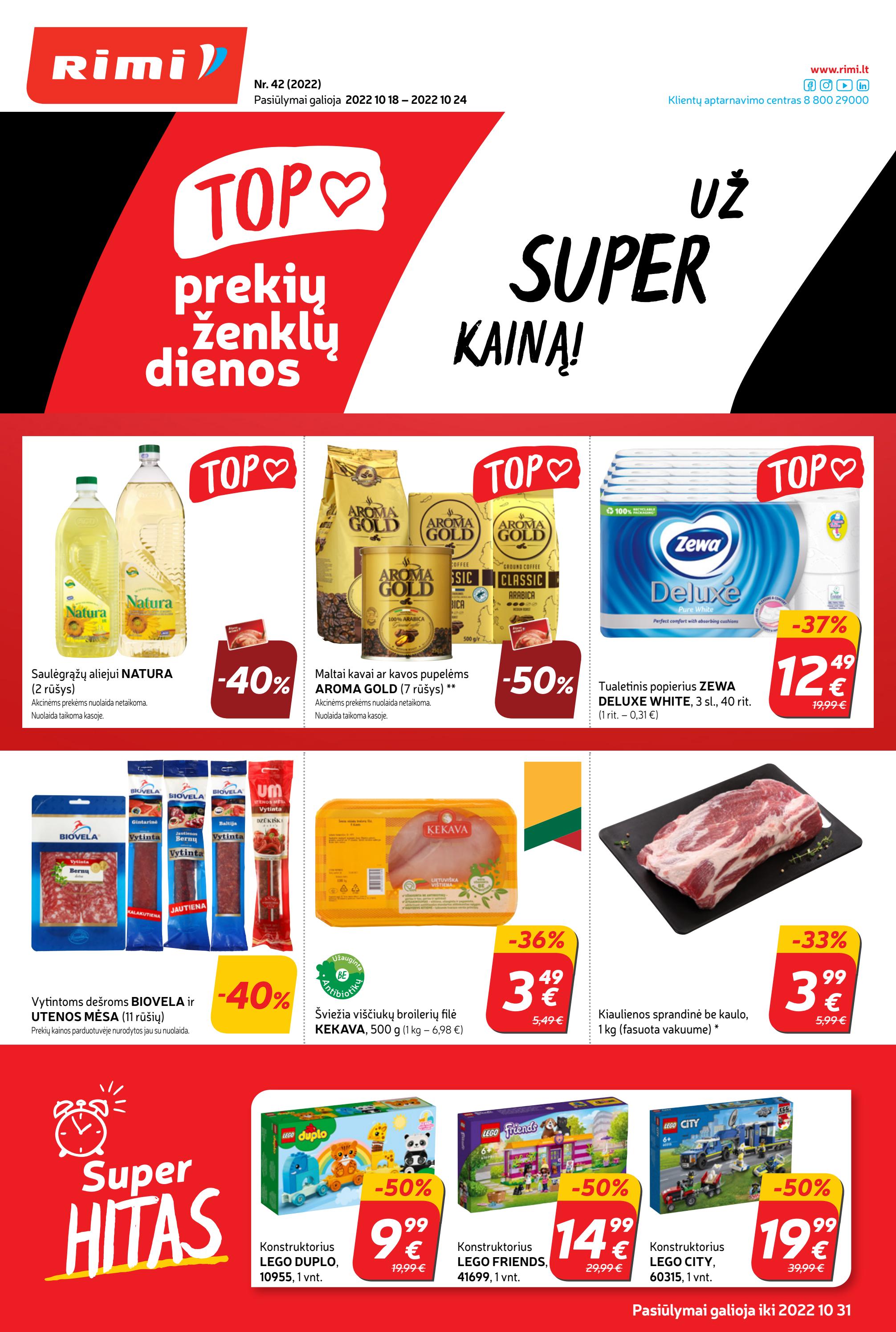 Rimi savaitinis leidinys akcijos nuo 
  2022-10-18 iki 
  2022-10-24 | Leidinukas.lt puslapis 1