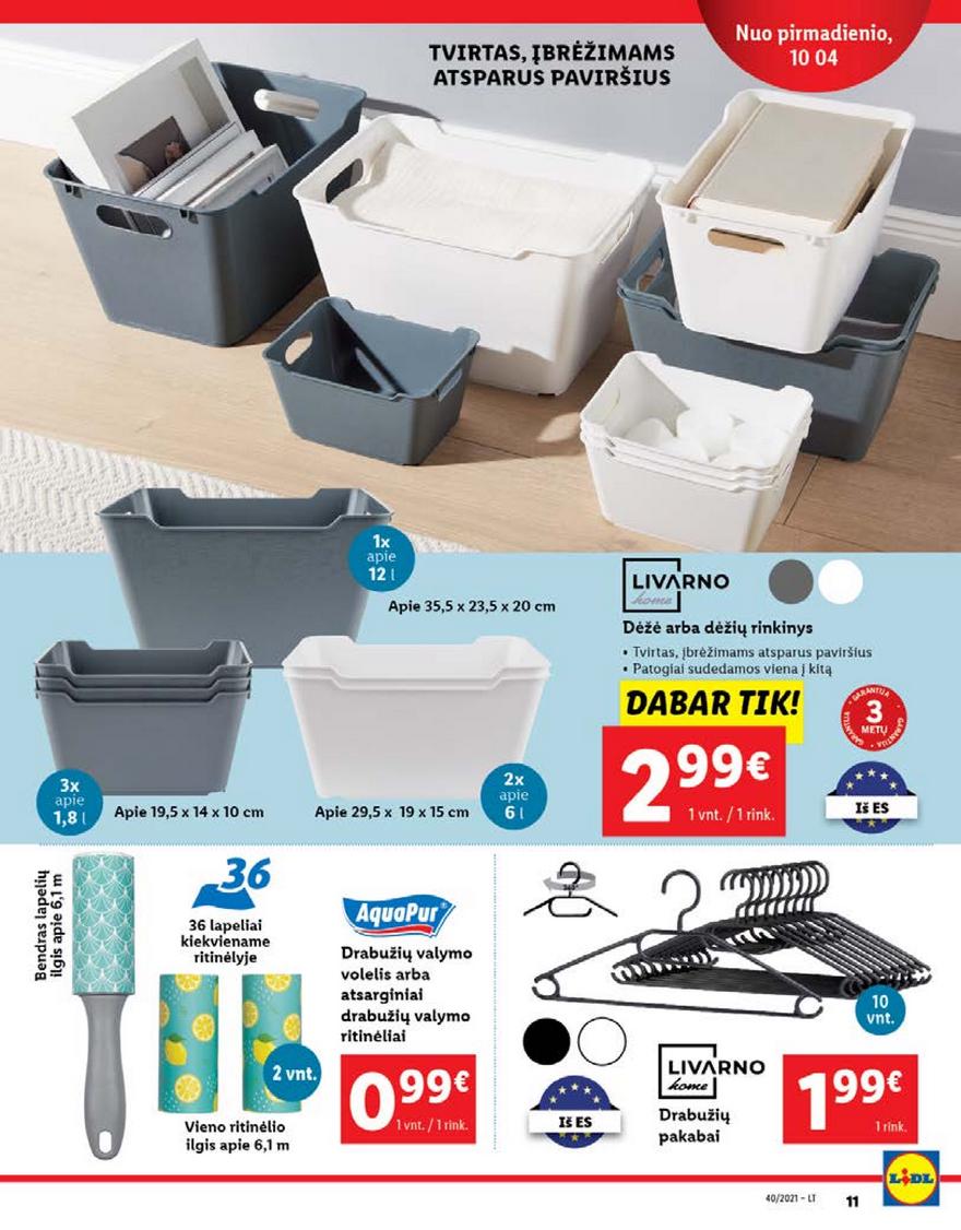 Ldil ne maisto prekių pasiūlymai akcijos nuo 
  2021-10-04 iki 
  2021-10-10 | Leidinukas.lt puslapis 11