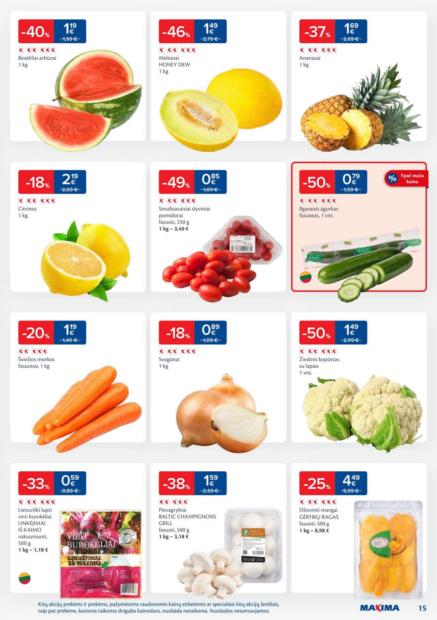 Maxima savaitinis leidinys 27 akcijos nuo 
  2025-07-01 iki 
  2025-07-07 | Leidinukas.lt puslapis 15