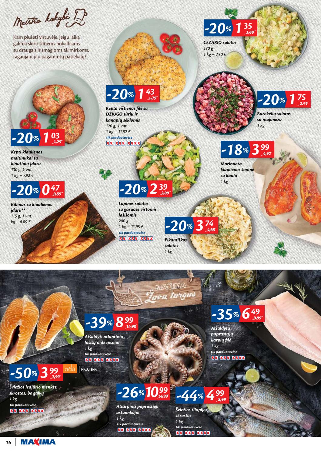 Maxima kaininis leidinys akcijos nuo 
  2020-05-19 iki 
  2020-05-25 | Leidinukas.lt puslapis 16