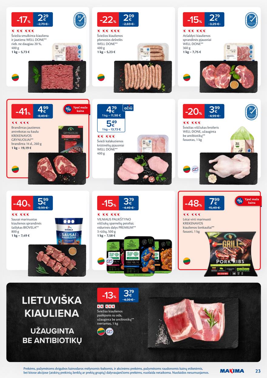 Maxima leidinys akcijos nuo 
  2026-02-17 iki 
  2026-02-23 | Leidinukas.lt puslapis 23