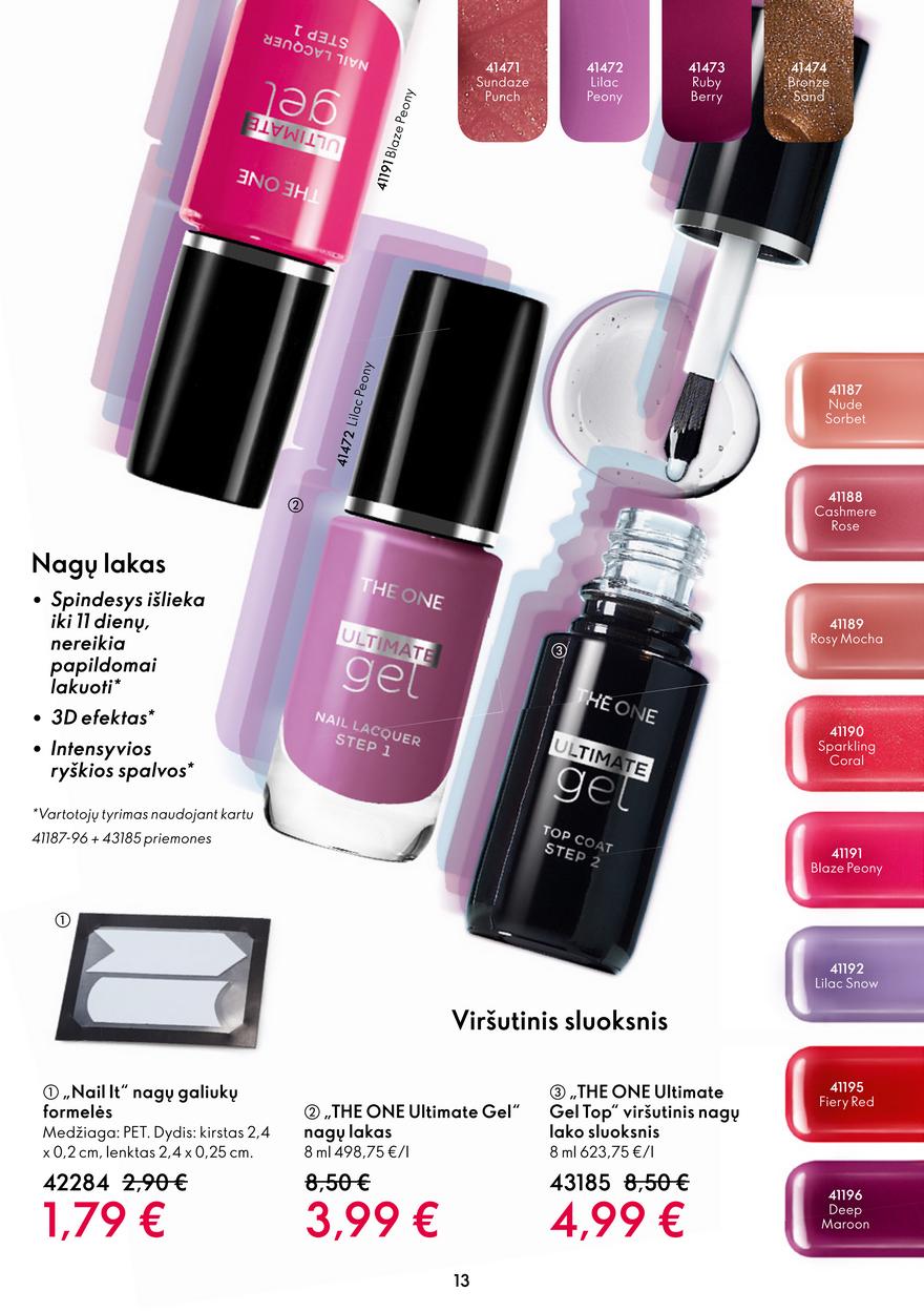 Oriflame katalogas akcijos nuo 
  2023-02-22 iki 
  2023-03-14 | Leidinukas.lt puslapis 13