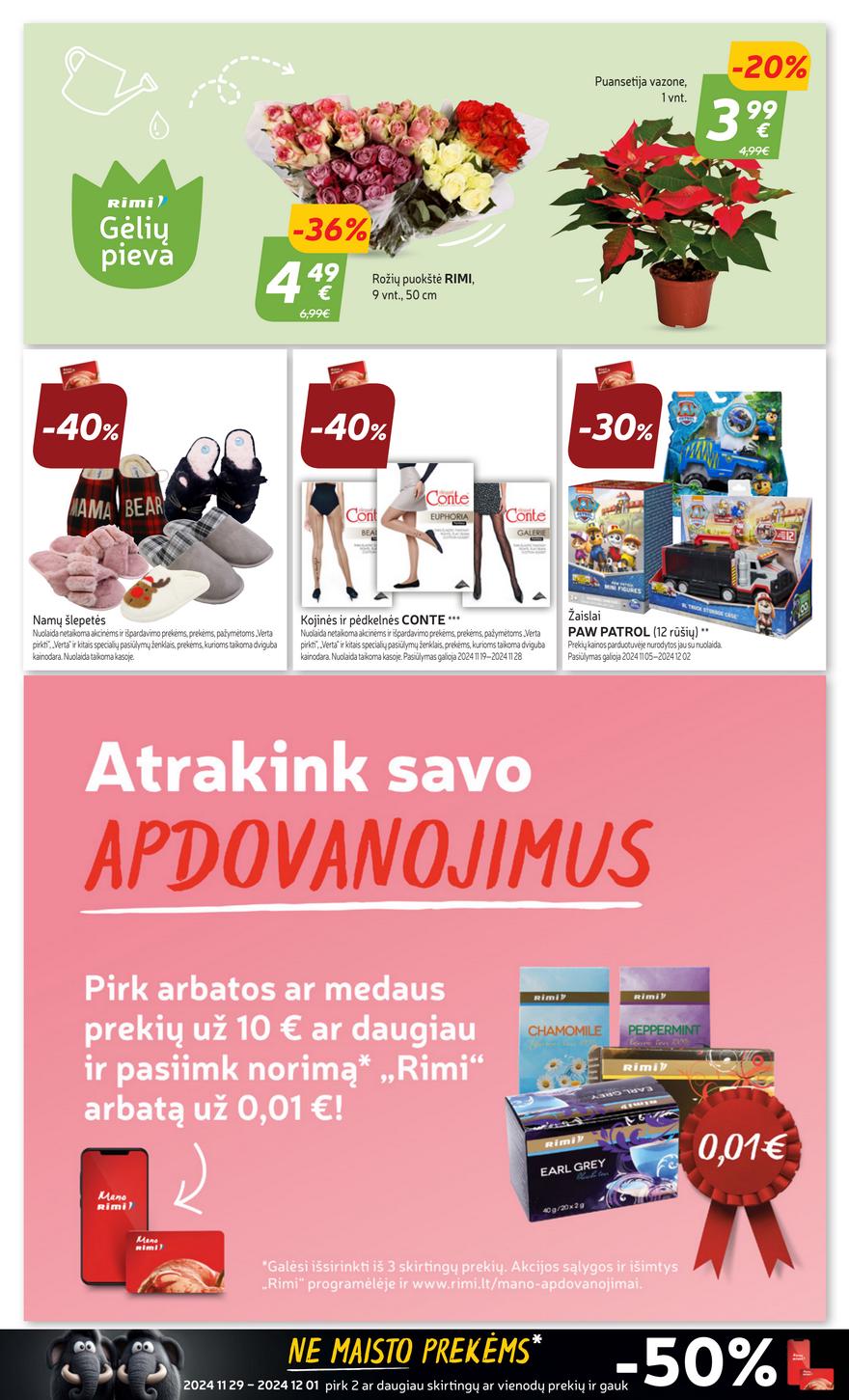 Rimi savaitinis leidinys 48 akcijos nuo 
  2024-11-26 iki 
  2024-12-02 | Leidinukas.lt puslapis 33