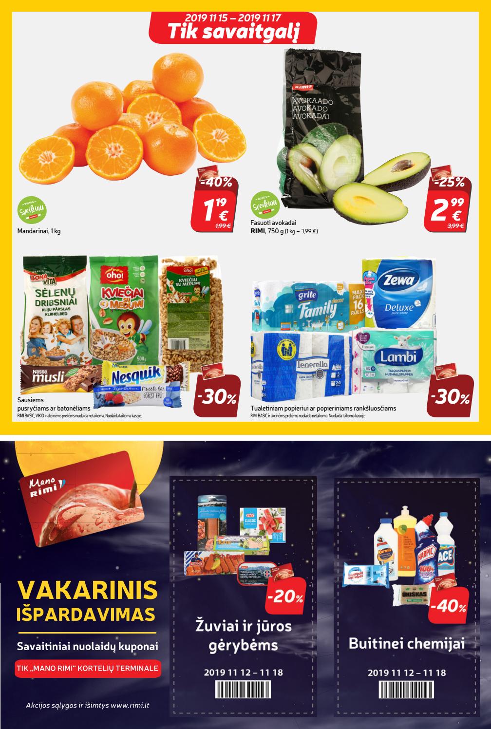Rimi savaitinis leidinys akcijos nuo 
  2019-11-12 iki 
  2019-11-18 | Leidinukas.lt puslapis 23