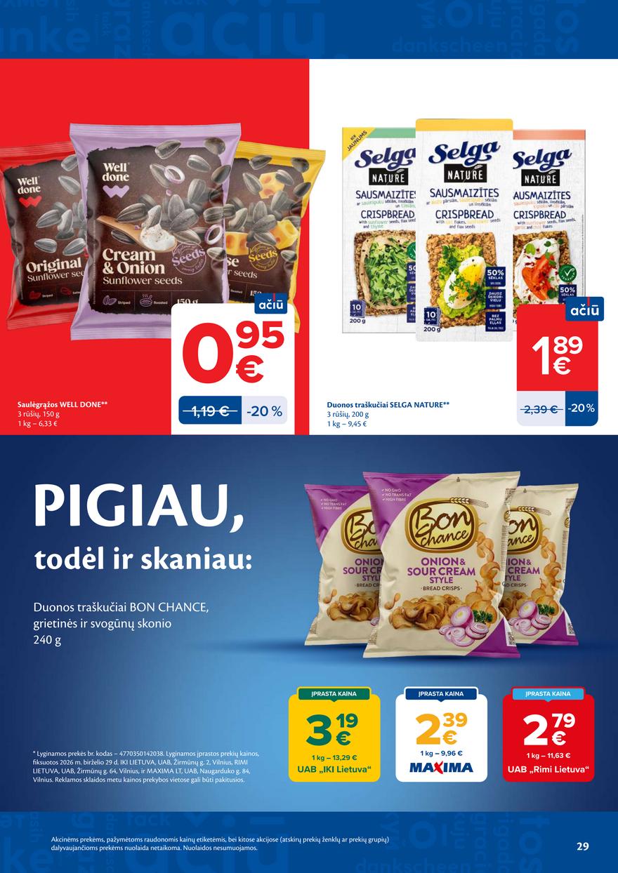 Maxima leidinukas akcijos nuo 
  2026-07-07 iki 
  2026-07-13 | Leidinukas.lt puslapis 29