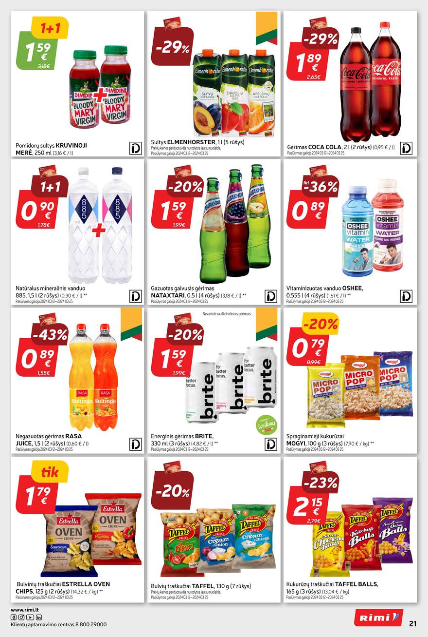 Rimi savaitinis leidinys 11 akcijos nuo 
  2024-03-12 iki 
  2024-03-18 | Leidinukas.lt puslapis 21