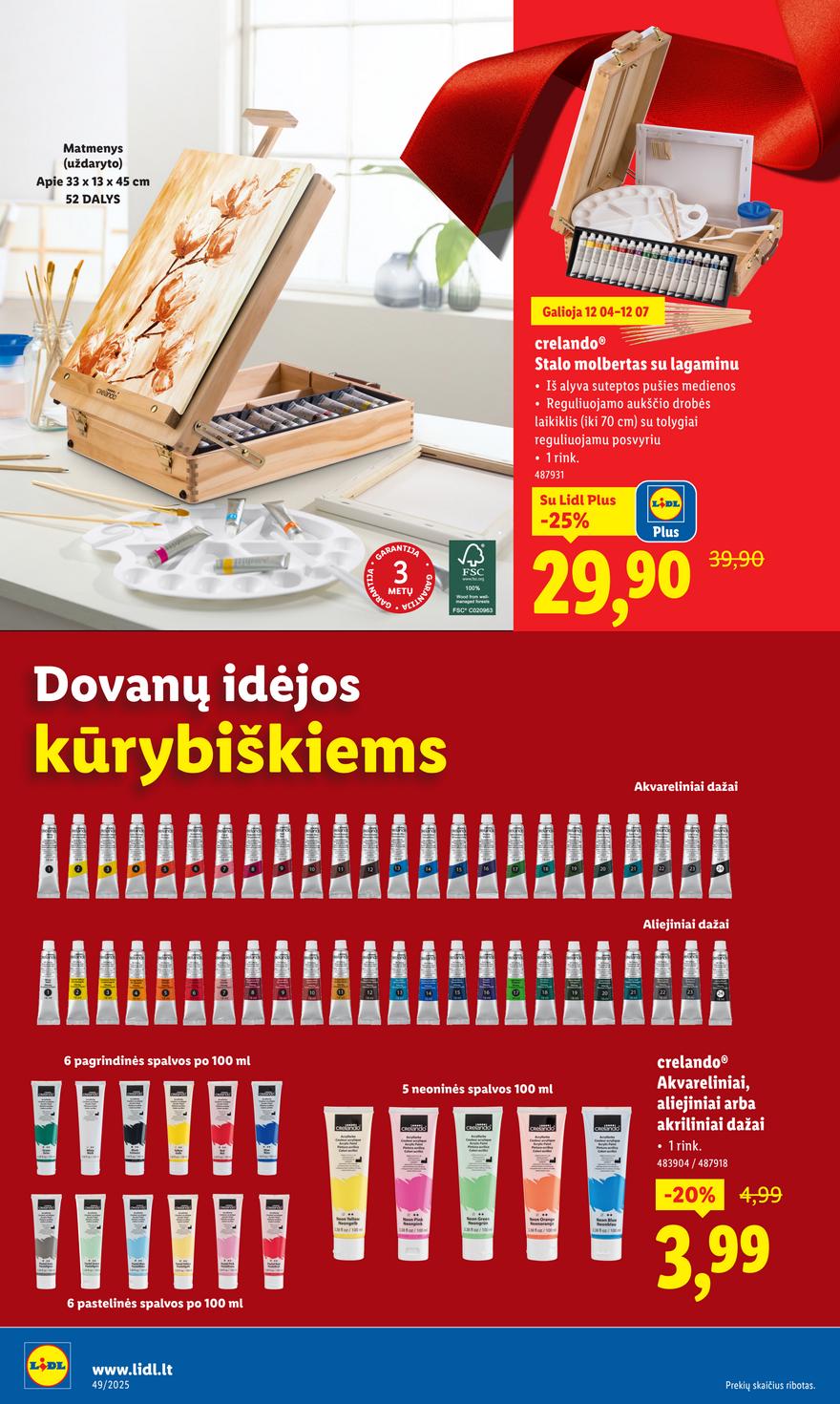 Lidl leidinys akcijos nuo 
  2025-12-01 iki 
  2025-12-07 | Leidinukas.lt puslapis 34