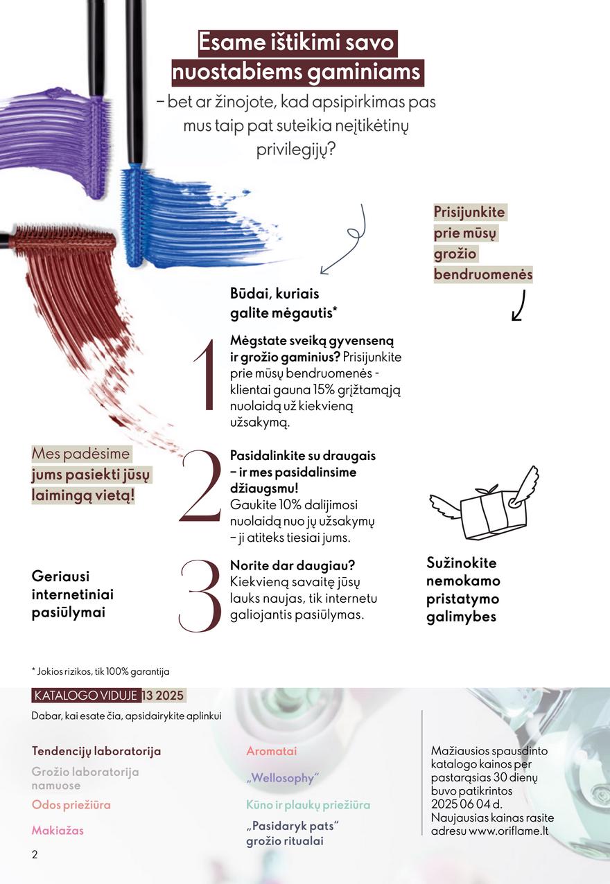 Oriflame katalogas akcijos nuo 
  2025-09-14 iki 
  2025-10-07 | Leidinukas.lt puslapis 2