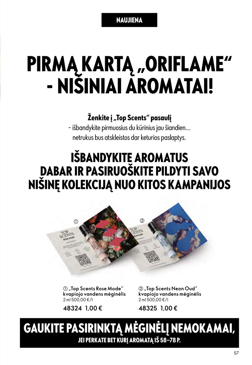 Oriflame katalogas akcijos nuo 
  2026-04-01 iki 
  2026-04-21 | Leidinukas.lt puslapis 57