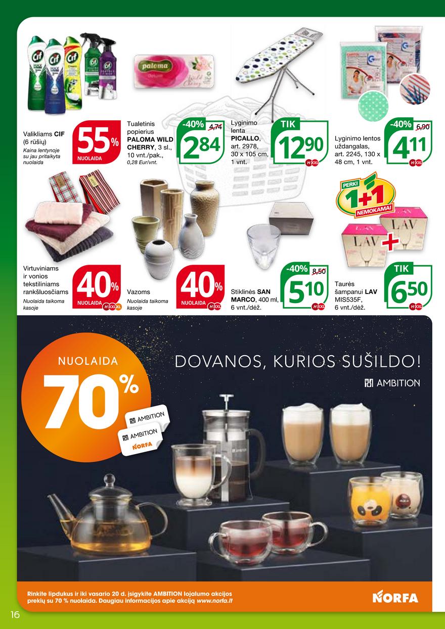 Norfos kaininis leidinys akcijos nuo
2022-02-10 iki
2022-02-23 | Leidinukas.lt puslapis 16