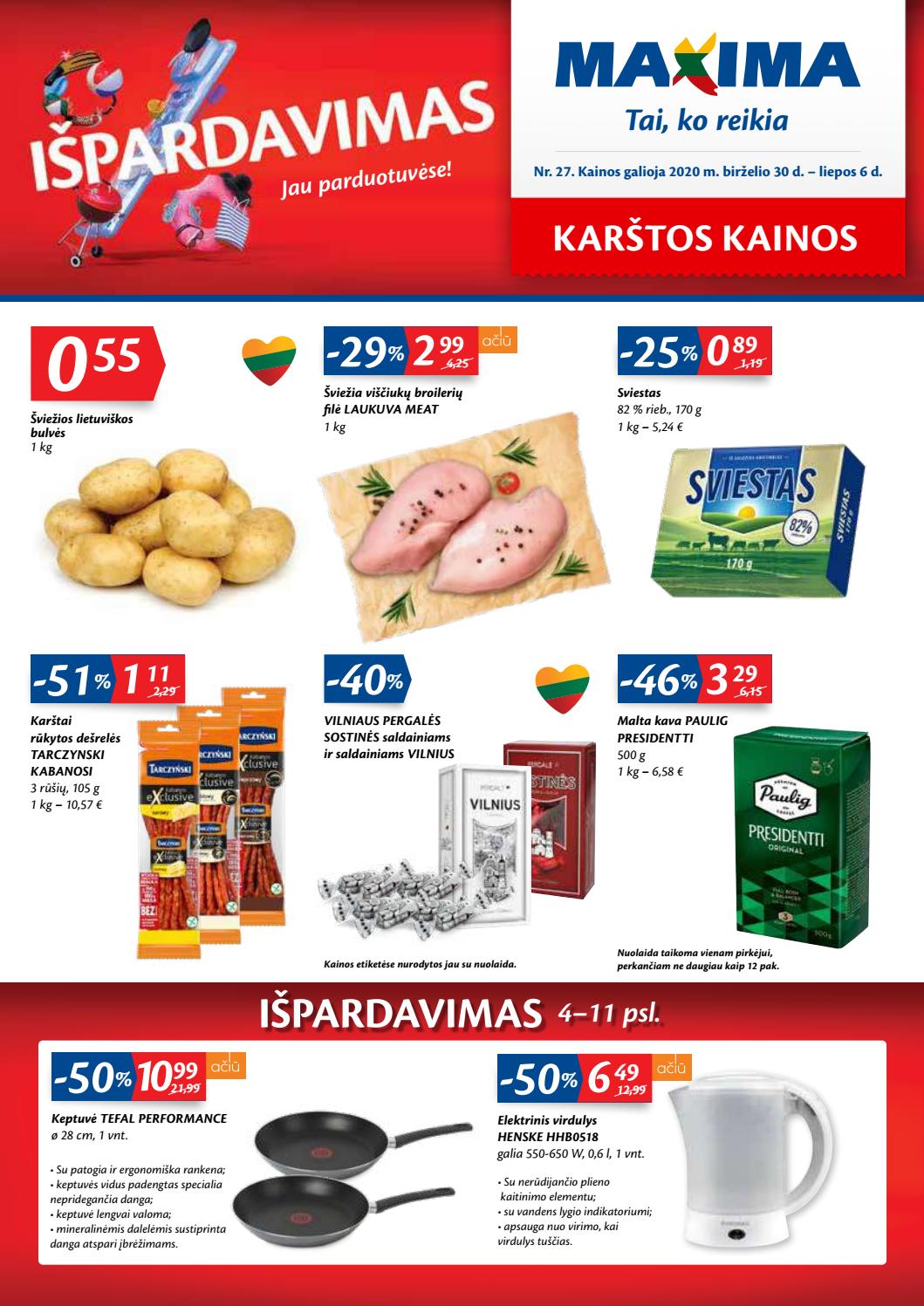 Maxima kaininis leidinys akcijos nuo 
  2020-06-30 iki 
  2020-07-06 | Leidinukas.lt puslapis 1