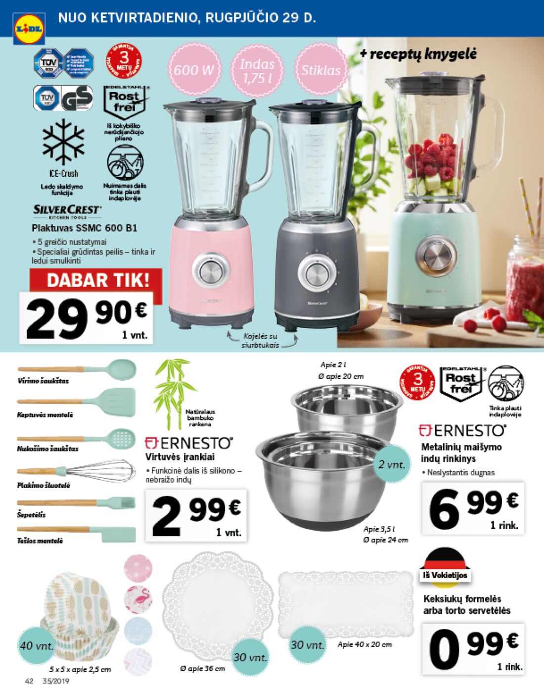 Lidl savaitinis leidinys akcijos nuo 
  2019-08-26 iki 
  2019-09-01 | Leidinukas.lt puslapis 42