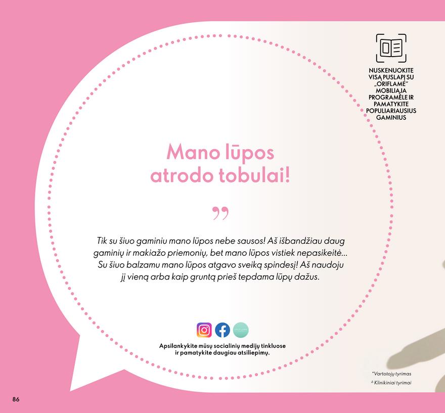 Oriflame katalogas akcijos nuo 
  2022-01-01 iki 
  2022-01-31 | Leidinukas.lt puslapis 86