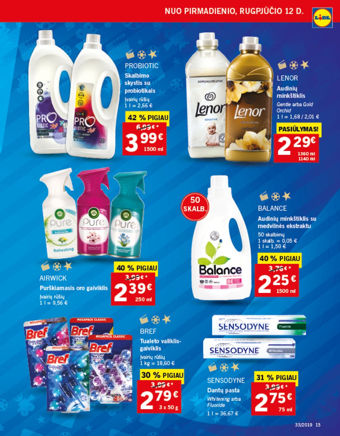 Lidl savaitinis leidinys akcijos nuo 
  2019-08-12 iki 
  2019-08-18 | Leidinukas.lt puslapis 13