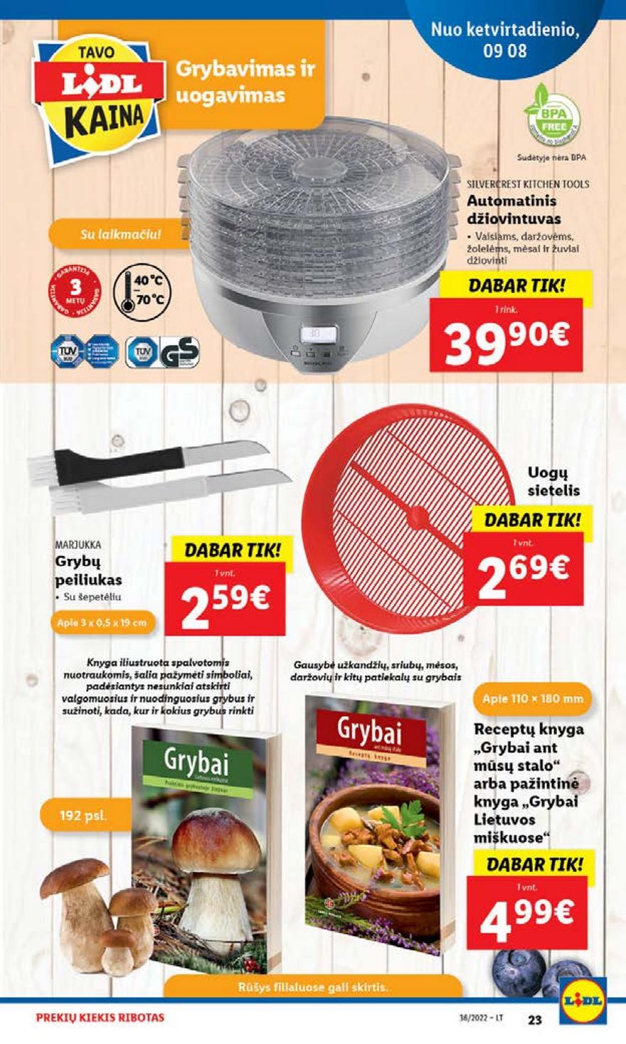 Ldil ne maisto leidinys akcijos nuo 
  2022-09-05 iki 
  2022-09-11 | Leidinukas.lt puslapis 23