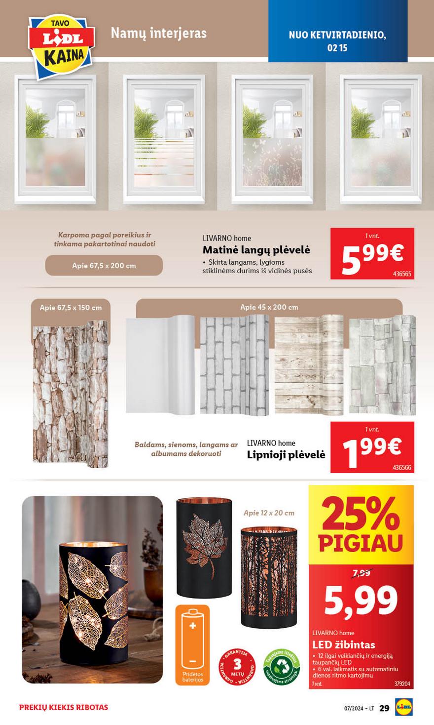 Ldil ne maisto prekių pasiūlymai akcijos nuo 
  2024-02-12 iki 
  2024-02-18 | Leidinukas.lt puslapis 29