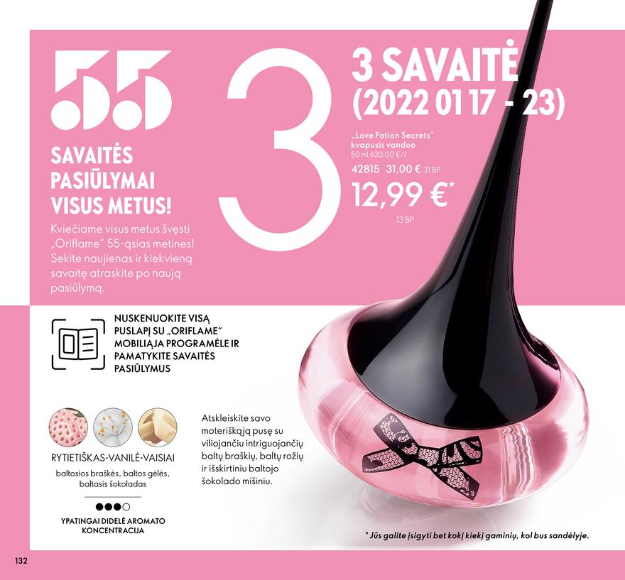 Oriflame katalogas akcijos nuo 
  2022-01-01 iki 
  2022-01-31 | Leidinukas.lt puslapis 132