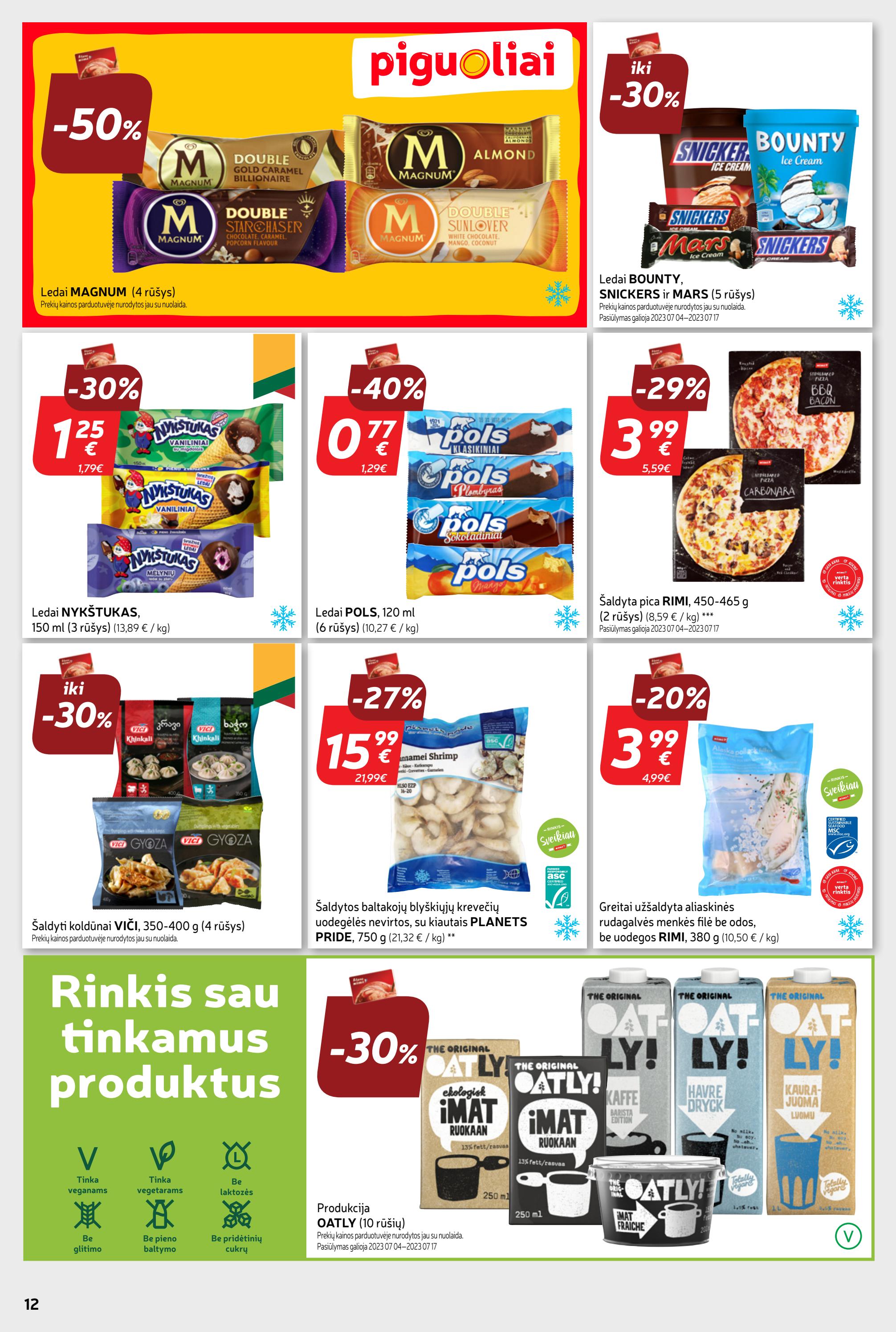 Rimi savaitinis leidinys akcijos nuo 
  2023-07-04 iki 
  2023-07-10 | Leidinukas.lt puslapis 12
