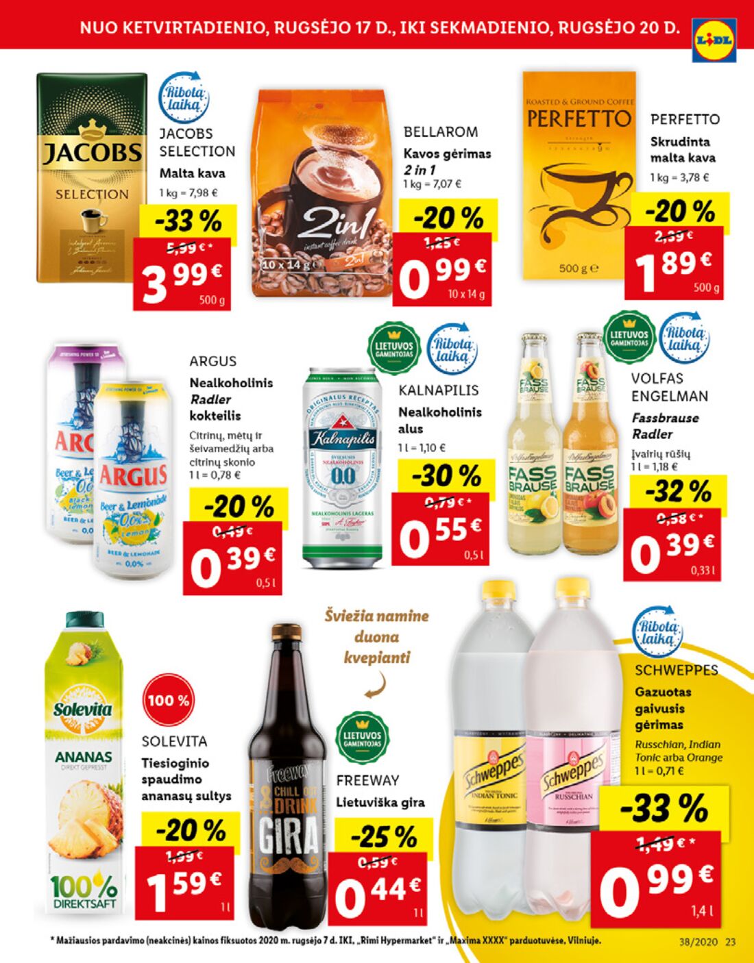 Lidl savaitinis leidinys akcijos nuo 
  2020-09-14 iki 
  2020-09-20 | Leidinukas.lt puslapis 23