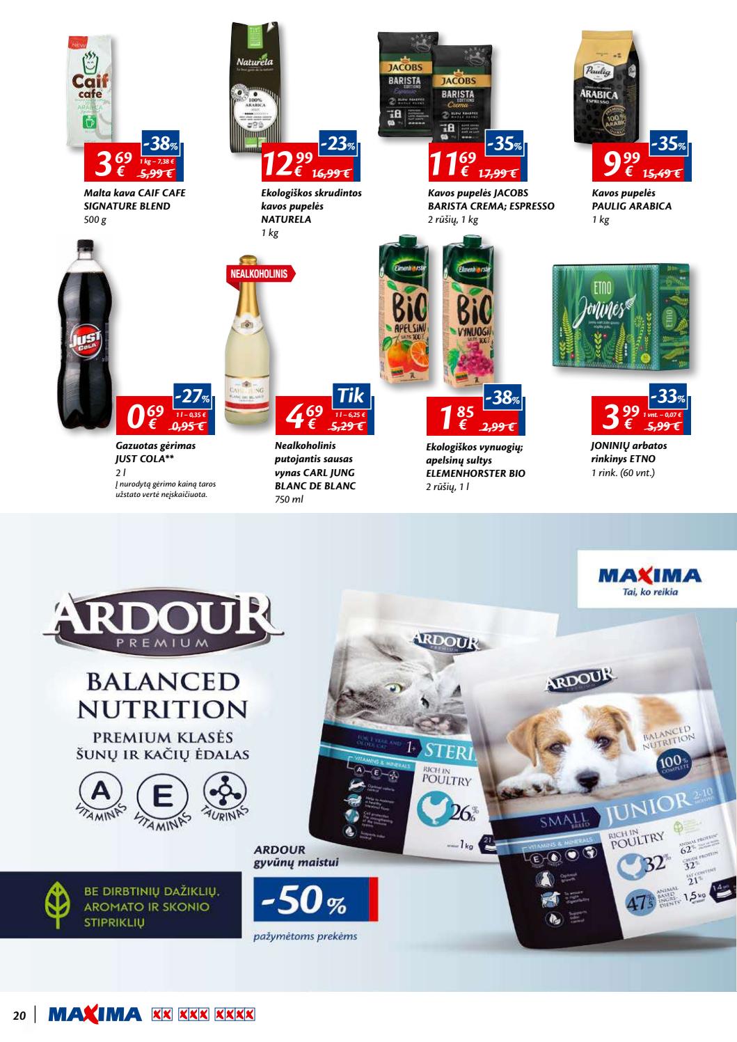 Maxima kaininis leidinys akcijos nuo 
  2019-06-20 iki 
  2019-07-03 | Leidinukas.lt puslapis 20