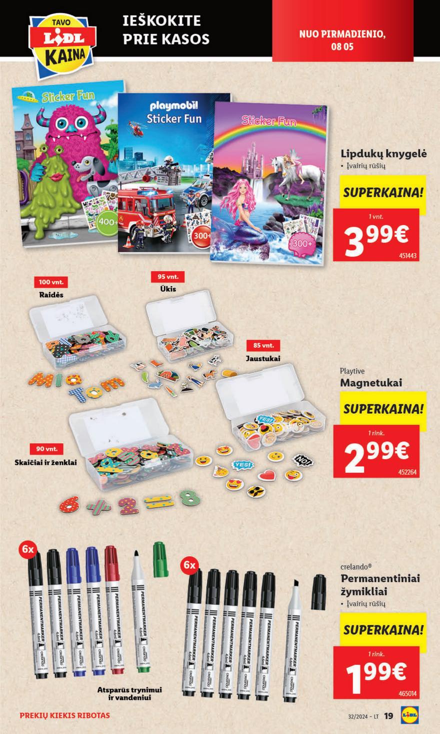 Lidl ne maisto leidinys akcijos nuo 
  2024-08-05 iki 
  2024-08-11 | Leidinukas.lt puslapis 19