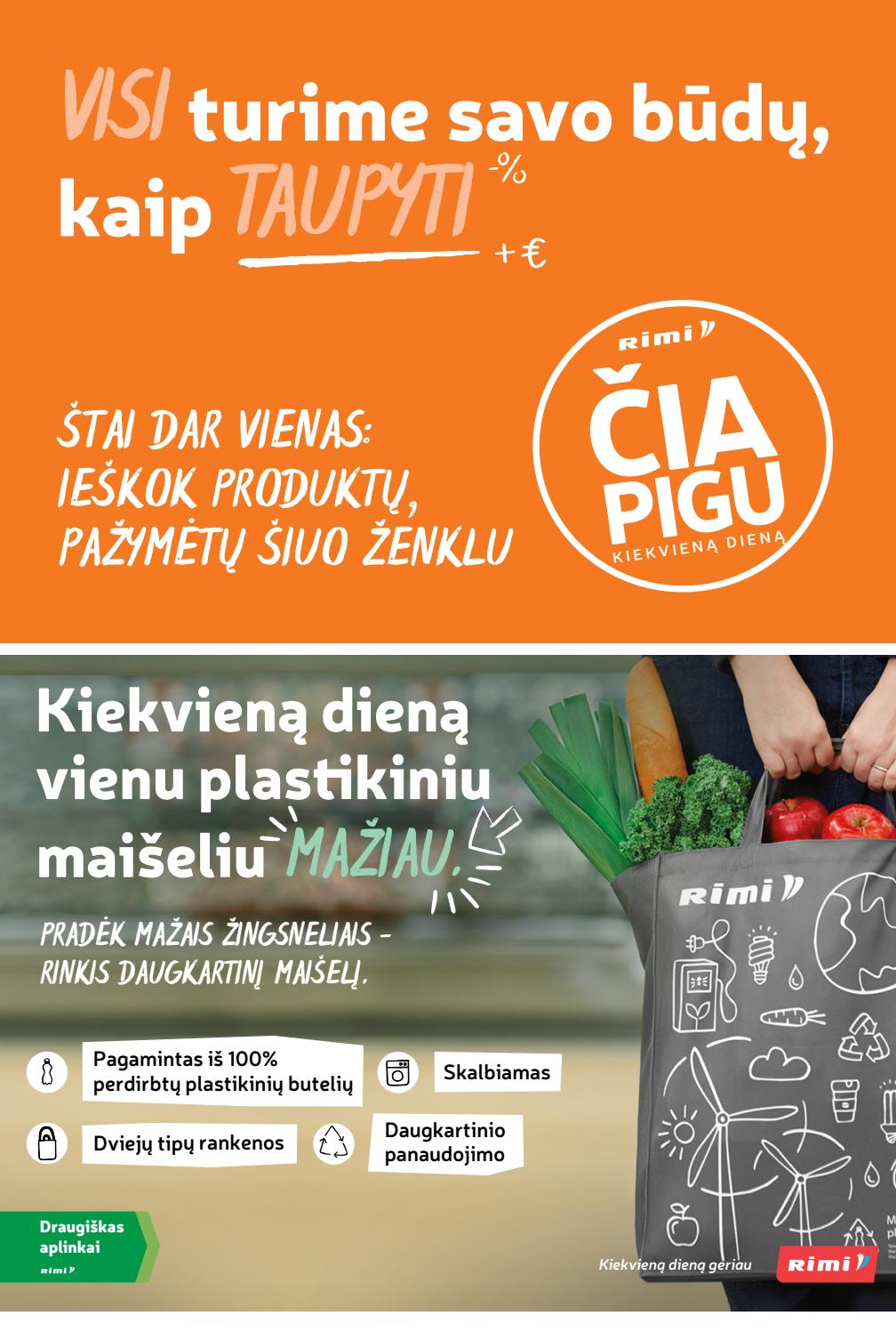 Rimi savaitinis leidinys akcijos nuo 
  2020-03-03 iki 
  2020-03-09 | Leidinukas.lt puslapis 22