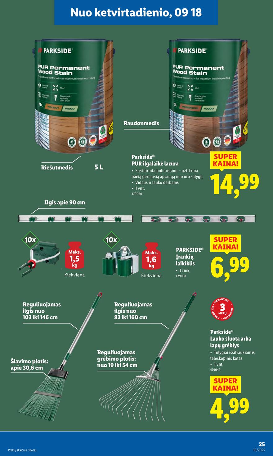 Lidl leidinys akcijos nuo 
  2025-09-15 iki 
  2025-09-21 | Leidinukas.lt puslapis 25