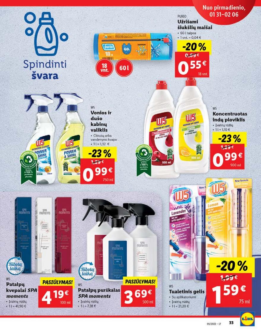Ldil maisto leidinys akcijos nuo 
  2022-01-31 iki 
  2022-02-06 | Leidinukas.lt puslapis 33