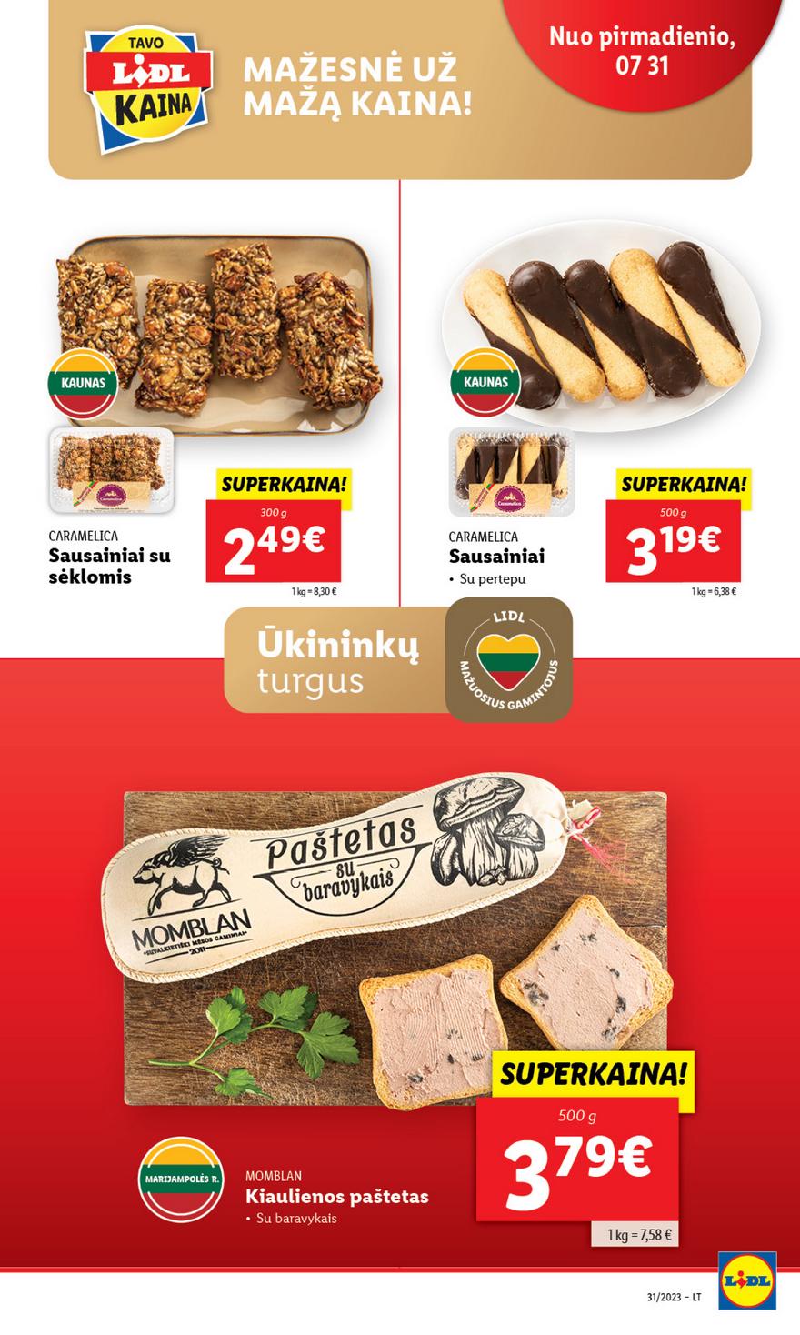 Lidl pasiūlymai akcijos nuo 
  2023-07-31 iki 
  2023-08-06 | Leidinukas.lt puslapis 26