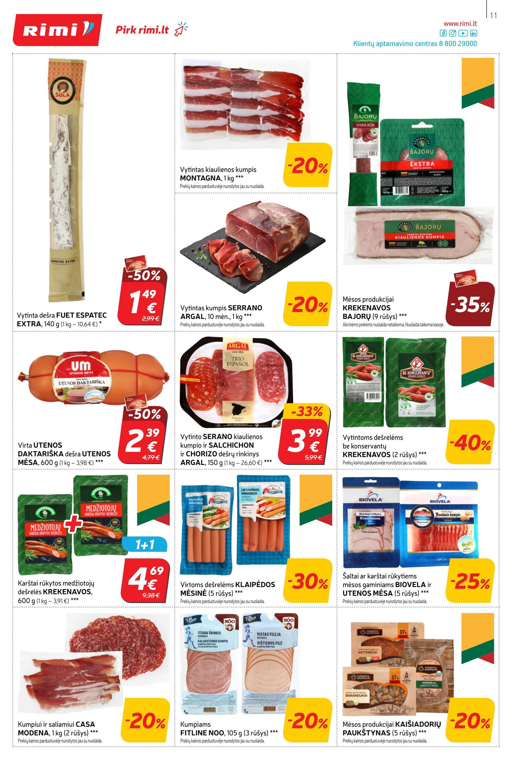 Rimi savaitinis leidinys akcijos nuo 
  2022-07-05 iki 
  2022-07-11 | Leidinukas.lt puslapis 11
